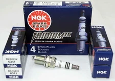 Set of 4 Genuine NGK 6341 Iridium IX Spark Plug BKR5EIX