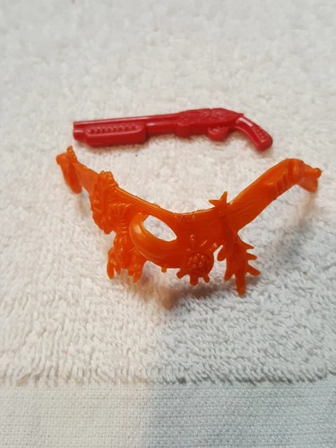 Vintage 1989 TMNT Leatherhead Accessories Belt and Shotgun Ninja Turtles