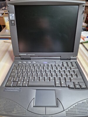  Vintage Compaq Armada 1500c ungetestet ohne Ladegerät Beschreibung lesen 