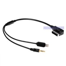 For VW MDI Audi AMI Music Interface Connector Charger Aux Cable iPhone 12 13 14