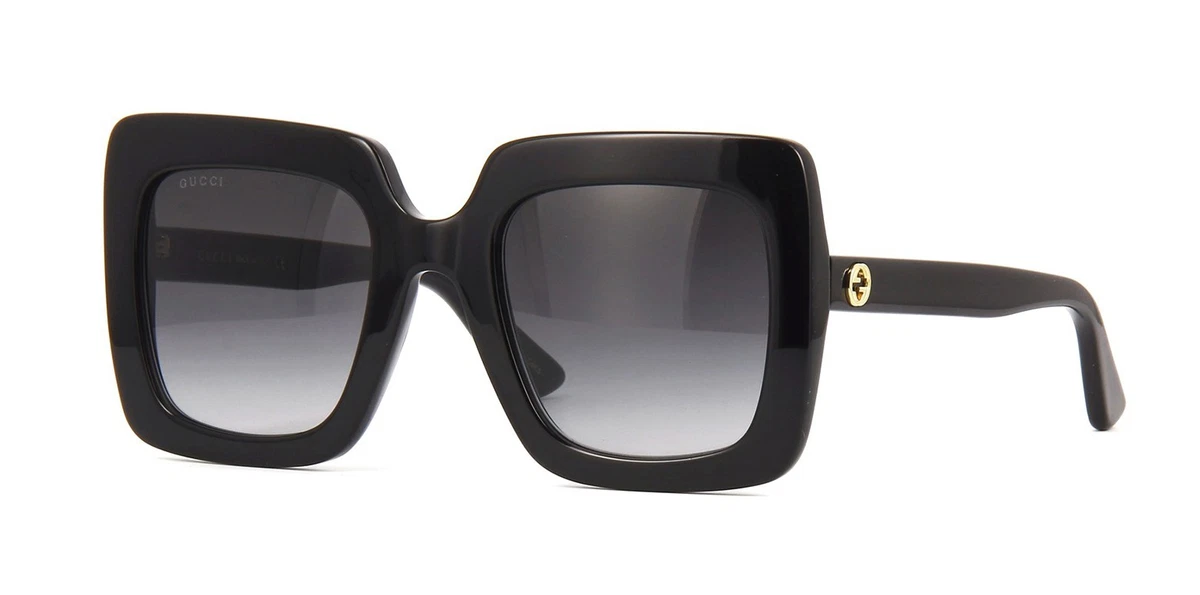 Gucci GG0328S Black Grey Shaded 001 Sunglasses 889652156293 eBay