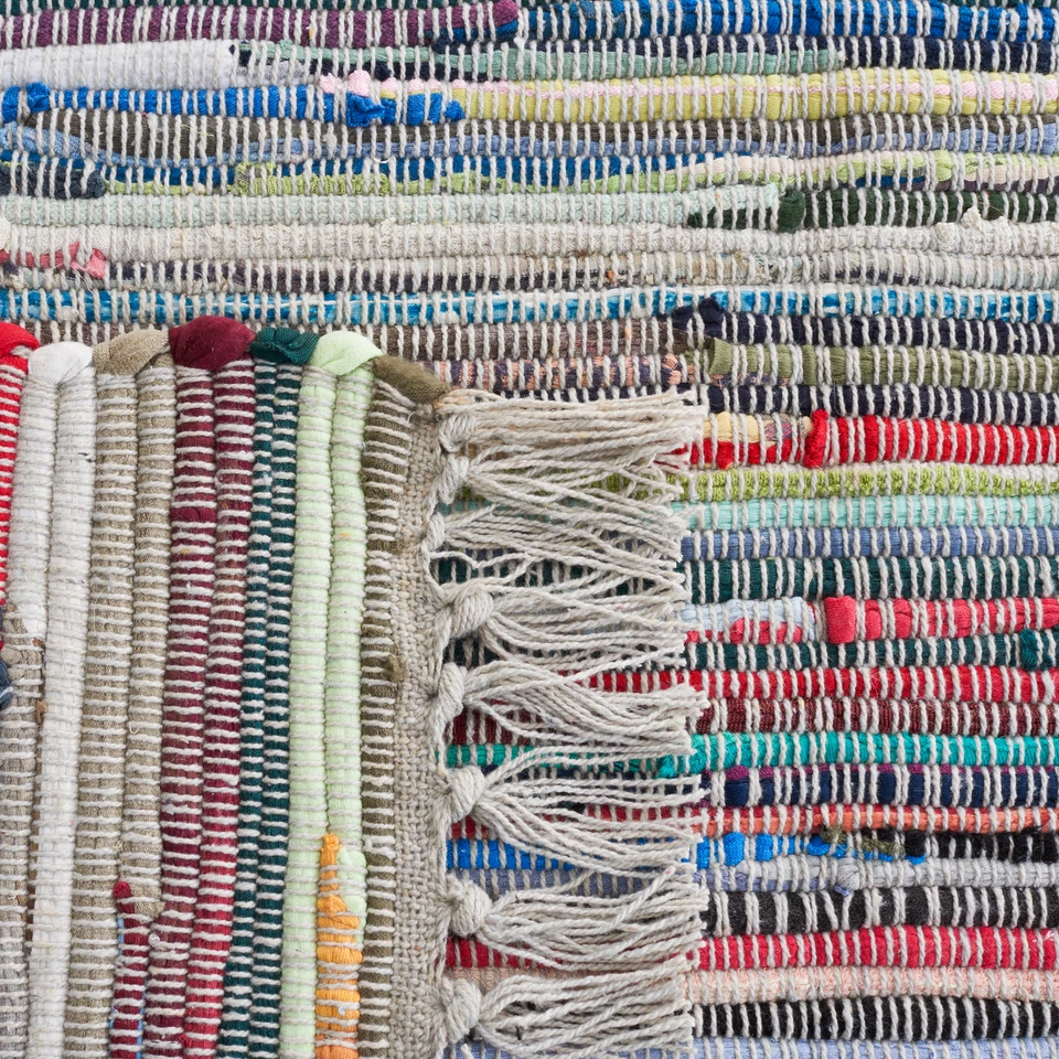 Safavieh Rag Rug GREY / MULTI 2'-3" X 14' Runner - RAR121M-214 - Image 3 of 3