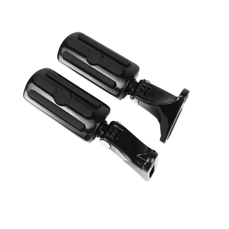 Clavijas traseras negras para Harley con montajes Ultra Limited bajas FLHTKL 2016-2020 EE. UU. Foto 3 de 4