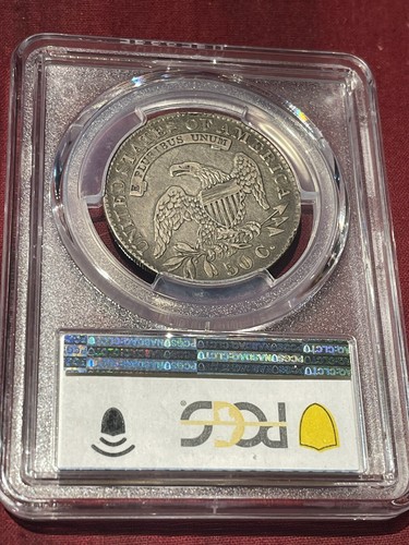 1833 Liberty Capped Bust Silver 50C PCGS Gold Shield VF 35 Nice Patina 🌟🌟 - Picture 5 of 5