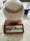 Yogi Berra Autographed Baseball COA Steiner Sports MINT Yankees Auto HOF
