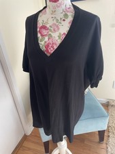 NWT Zara Black Jersey Casual Cover Short Dress XS