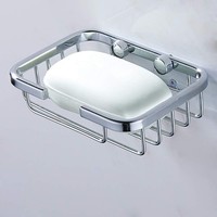 Seifenhalter Edelstahl Wandmontage Bad Dusche Rostfrei Stabil 8,5X12X3Cm