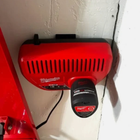 Milwaukee M12 Charger Wall Mount Holder – Space-Saving Organizer for Workshop