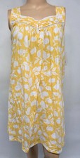 NWT Croft  Barrow 100 Cotton Knit Sleeveless Nightgown Yellow 3X