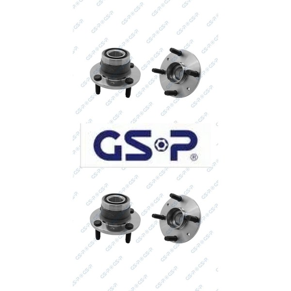 2X Radlagersatz GSP 9230032 2 Radlager Satz Links Rechts Hinterachse FüR Mazda-image