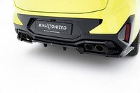Maxton Design Diffusor Heckansatz Passend FüR BMW X4M F98 FL Schwarz Hochglanz