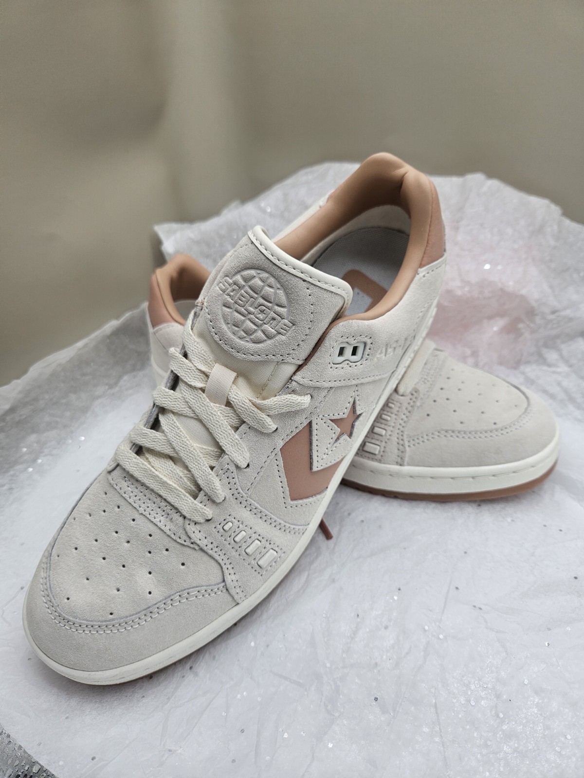 CONVERSE As-1 pro men's Sneakers A06806C BEIGE BROWN LEATHER