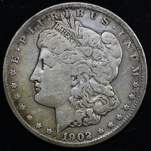 1902 S MORGAN SILVER DOLLAR VF BETTER DATE! #A16