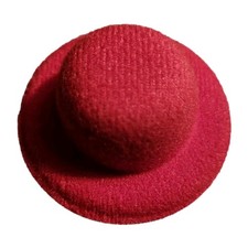 Small Red Hat Miniature Cap Hair Accessory Fits 11.5-12" Girl Fashion Doll 1:6