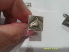 KREMENTZ horse head vintage cufflinks and tie bar set signed from the 60's 70's — photo 5