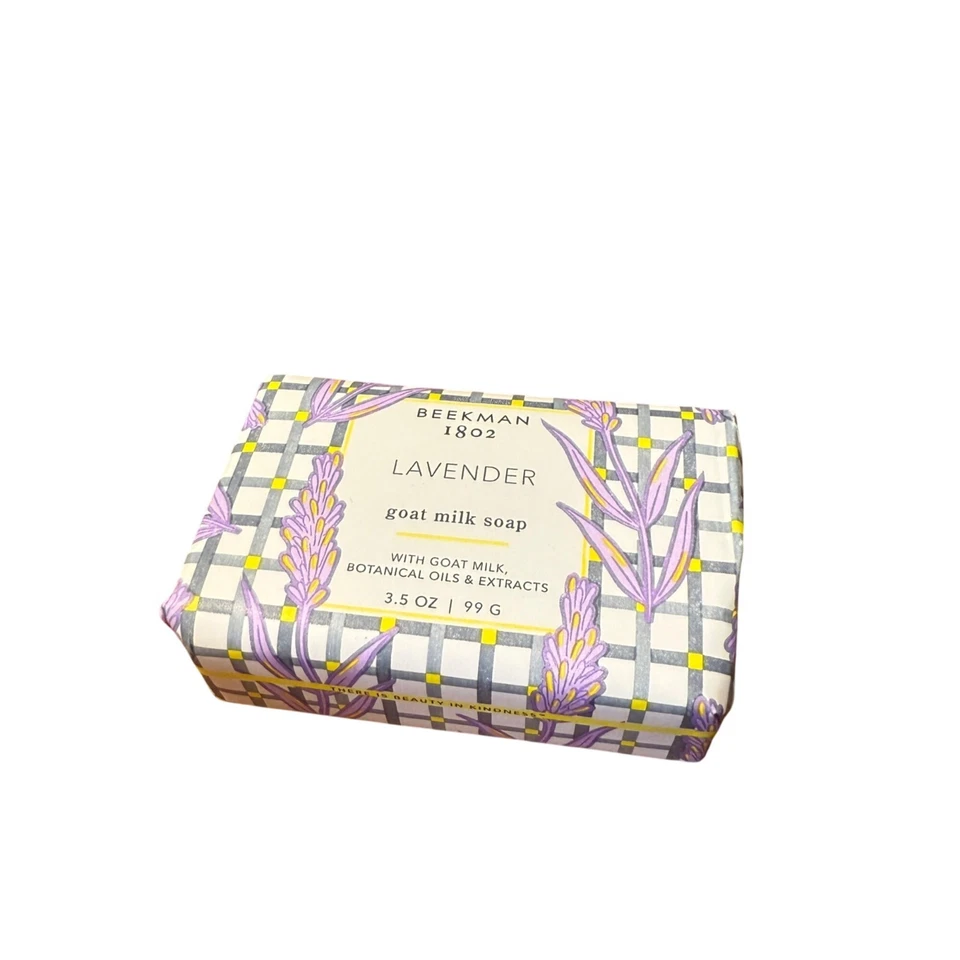 Beekman 1802 Jabón Leche de Cabra Lavanda Crema de Manos y Bálsamo Labial Set Foto 4 de 4