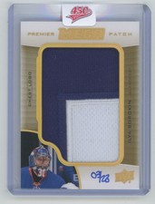 2020-21 Upper Deck Premier Mega Patch Chest Logos Ilya Sorokin 03/23