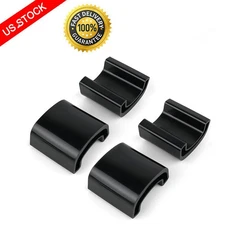 4Pcs Rear Suspension Leaf Spring Insulator Insert Bushing Bumper Pad For Ford