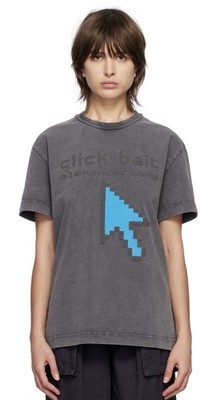 Alexander Wang Click Bait Tee Tshirt L Large NWOT  Retail: $290