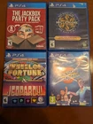 Wheel of Fortune and Jeopardy and 3 other PS4 Family Game Pack Bundle