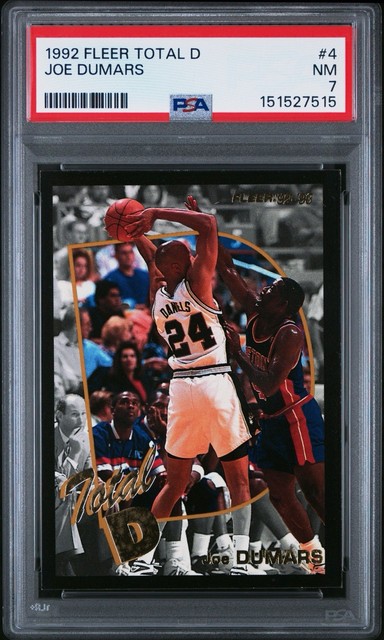 Joe Dumars 1992 Fleer Fleer Total D