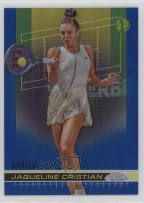 2024 Topps Chrome Blue Refractor 80/250 Jaqueline Cristian #144 Rookie RC jc3