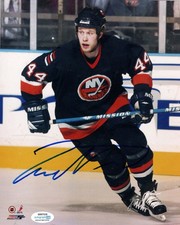 Janne Niinimaa Signed Autographed 8x10 NY Islanders 44 Jersey Photo ACOA