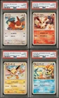 2009 Japanese Pokemon L1 SoulSilver 1st Ed 058/070 Eevee Sequential 4 Set PSA 10