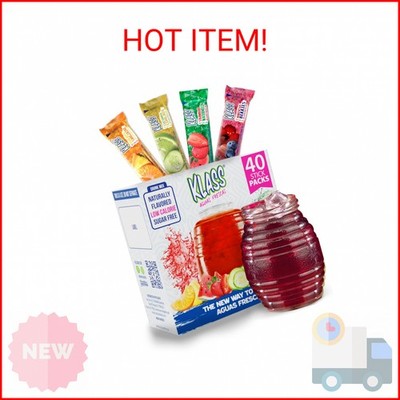 Klass Aguas Frescas | Drink Mix Variety Pack | Cucumber Limeade, Strawberry Wate