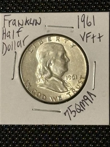 1961 Franklin Half Dollar  VF++