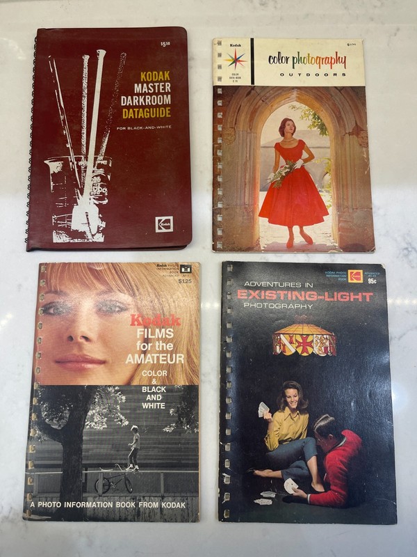 Lot of 4 Vintage 1960/70/71/72 Kodak Photography Guides Booklets