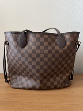 Louis Vuitton Neverfull MM Damier Ebene Canvas Complete with Pouch Box