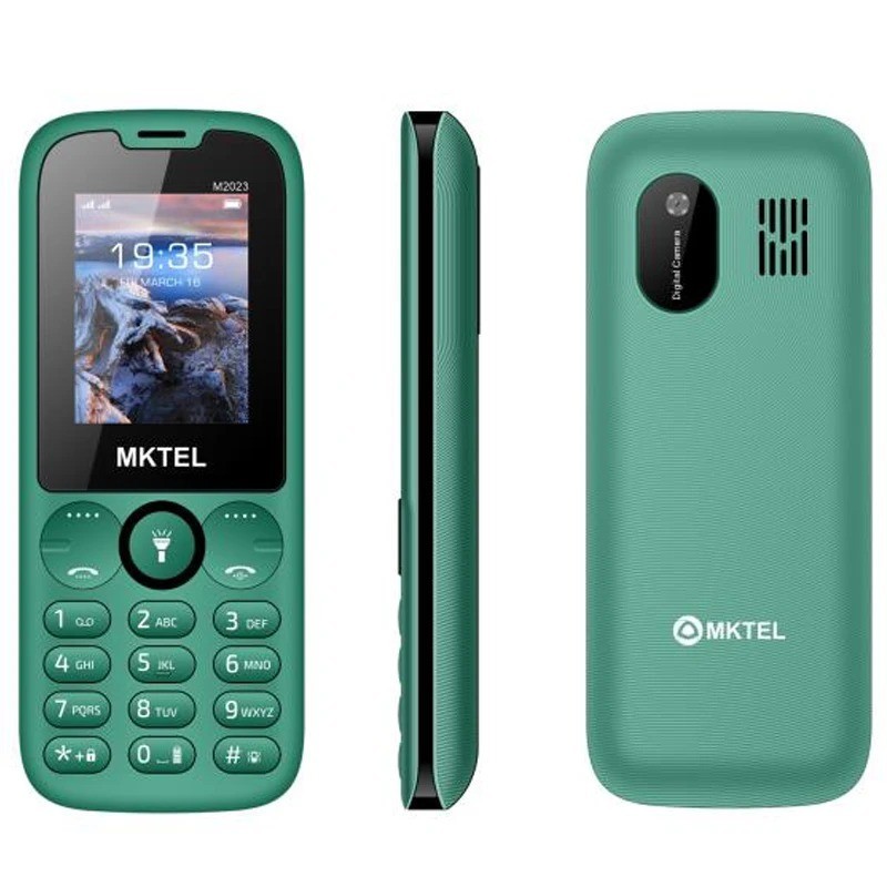 MKTEL M2023 Mobile Phone Dual SIM Unlocked 1.77" FM Radio Torch Senior Big Butto