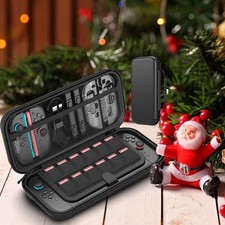 For Switch 2 Hard Shell Carrying Case - 12 Game Card Slots for Accessories