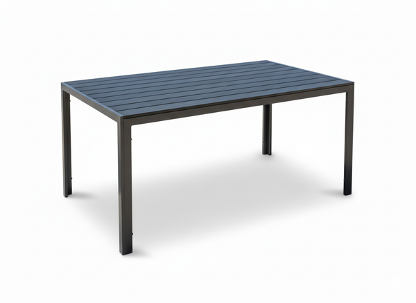 Gartentisch Comfort 150 X 90 Cm Mit Nonwood Platte Gestell Aluminium-image