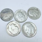 ROOSEVELT SILVER DIMES, LOT OF 5, 90% SILVER FREE SHIPPING #8816