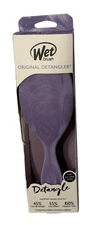 Wet Brush The Original Detangler - Glitter Waves Purple For All Hair Types