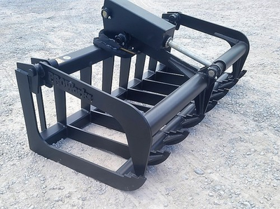 #ad 54quot; Single Cylinder Root Grapple Bucket Attachment Fits Skid Steer Quick Attach $1241.99