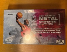 2021 Skybox Metal Universe Champions Hobby Box NEW SEALED 