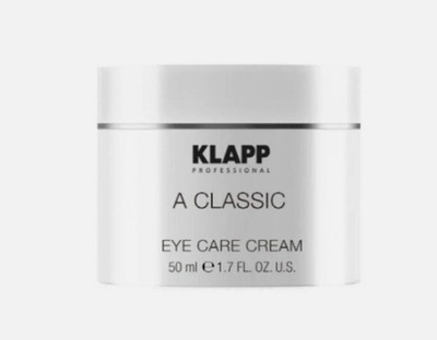 KLAPP A Classic Professional Eye Care Cream 50ml Intensive Moisturizing Formula