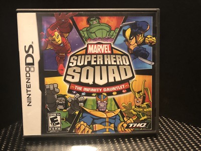 Nintendo DS MARVEL Super Hero Squad Infinity Gauntlet 2010 VGC Free Fast Ship
