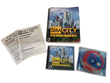 Sim City 3000 Unlimited  Sim Theme Park PC Game Bundle With Manuals