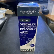 Roobi Descaler Compatible For De'Longhi & Brewers 16.9 fl oz /500 ml Bottle NEW!