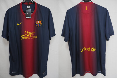 2012-2013 FC Barcelona Barca FCB Soccer Jersey Shirt Camiseta Home