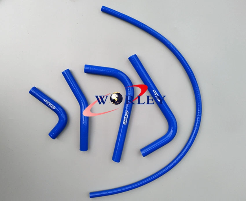 Manguera de radiador de silicona para KAWASAKI KX250F KX 250F KXF250 2017 2018 ROJO Foto 2 de 4