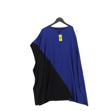 Maria + Cornejo Women's Coat Blue 100% Other Overcoat