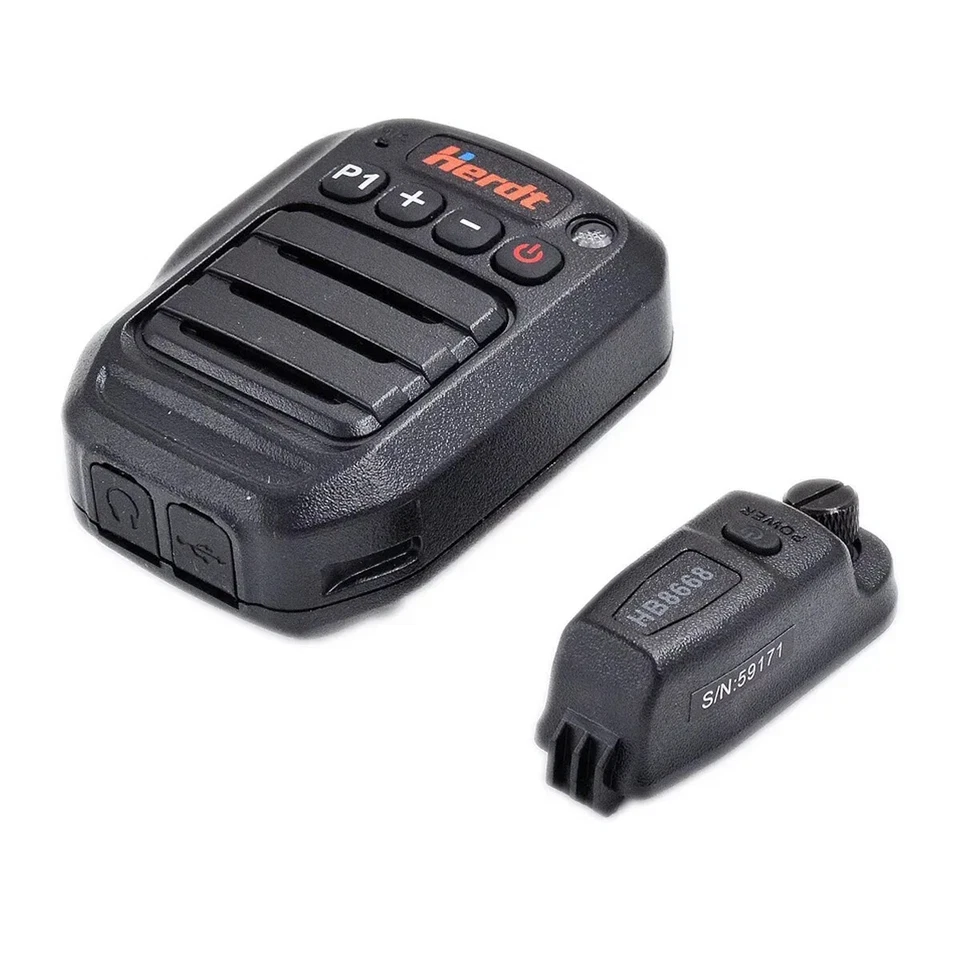 Wireless Microphone Bluetooth Handheld Speaker Mic for Motorola P8668 APX4000 - Image 2 of 4