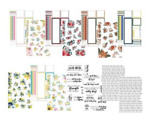 Kell Of A Plan Daily Florals Vol 2 & 14 SHEETS Double Sided Paper For 28 Days! - Picture 4 of 7
