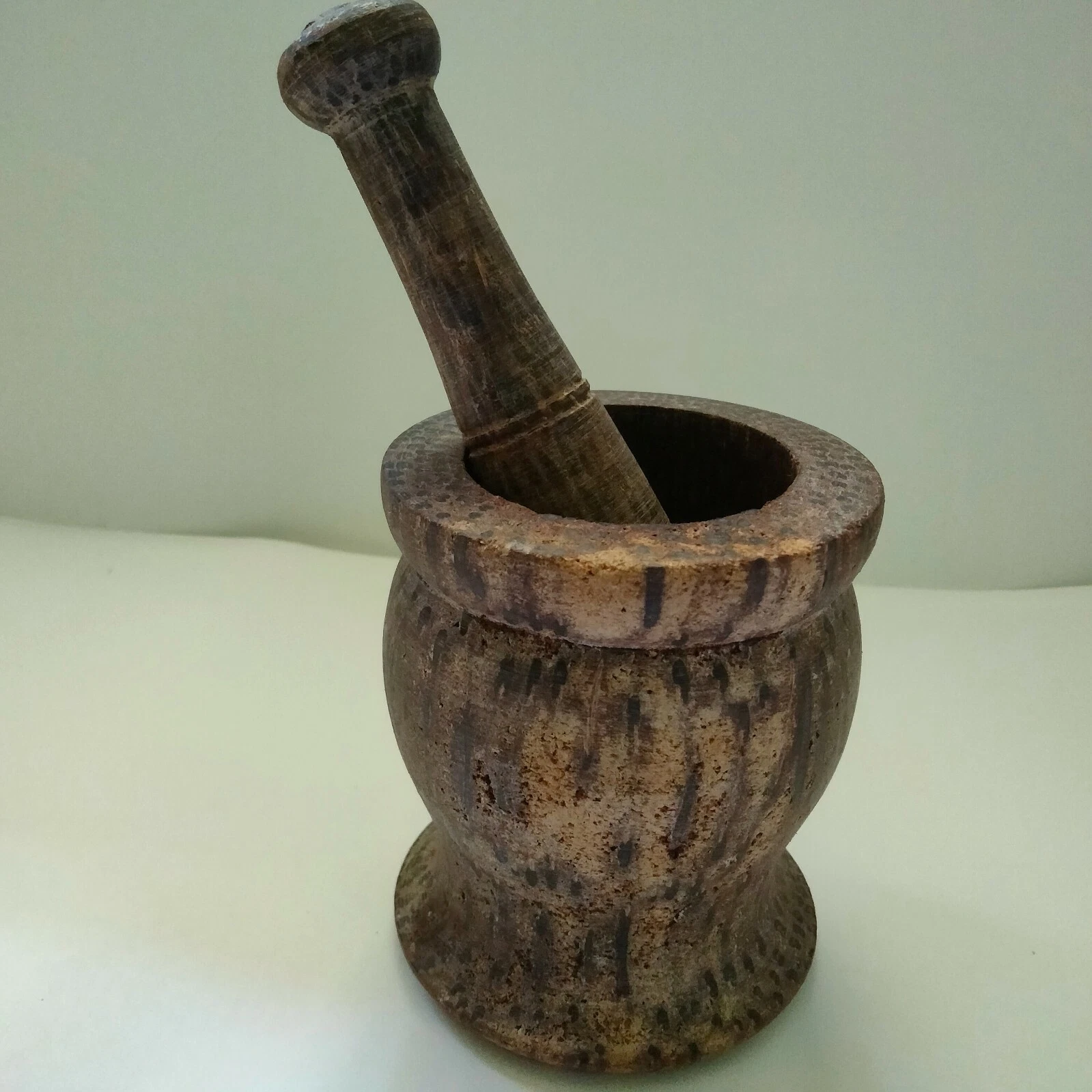 100% wooden mini mortar and pestle grind spice & herbs reusable Ceylon