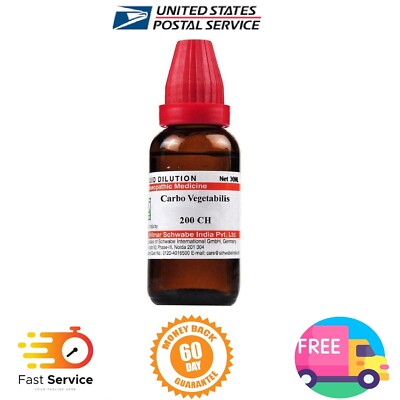 Willmar Schwabe Homeopathy Carbo Vegetabilis (30 ML) (Select Potency)